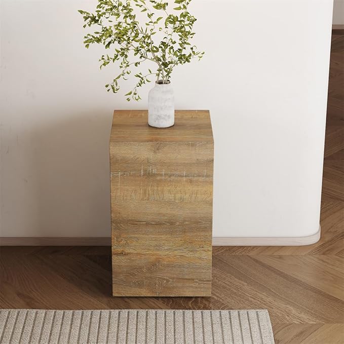 End Table, Side Table Living Room Table, Modern Sofa Couch Tables, Faux Marble Bedside Tables for Living Room