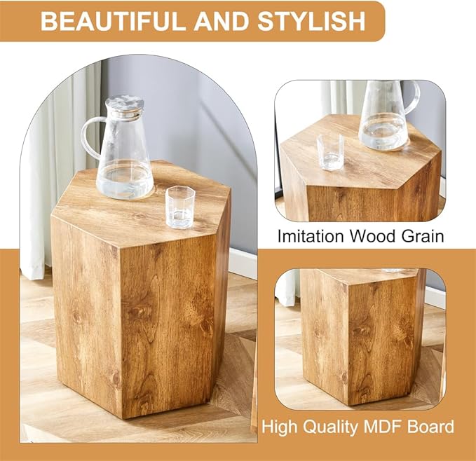 End Table, Side Table Living Room Table, Modern Sofa Couch Tables, Bedside Table for Living Room