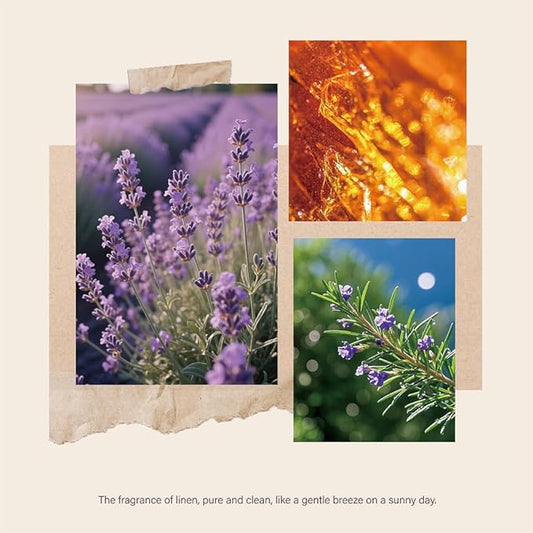 Lavender Reed Diffuser Set – Soft Scent for a Cozy Home, Water-Based, Long-Lasting, Elegant Gift for Bedroom, Bathroom, or Living Room