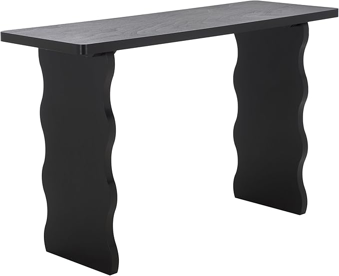 SAFAVIEH Home Collection Preslyn Matte Black Console Table for Entryway, Living Room, Foyer