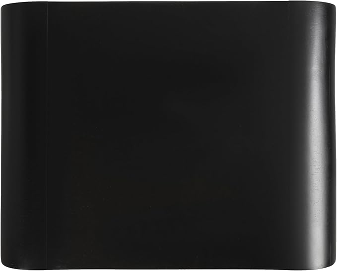 Kate and Laurel Reddy Modern Arched Wood Side Table, 16 x 12 x 24, Black, Contemporary Two-Tier End Table for Use as a Bedroom Nightstand or Small Record Player Stand