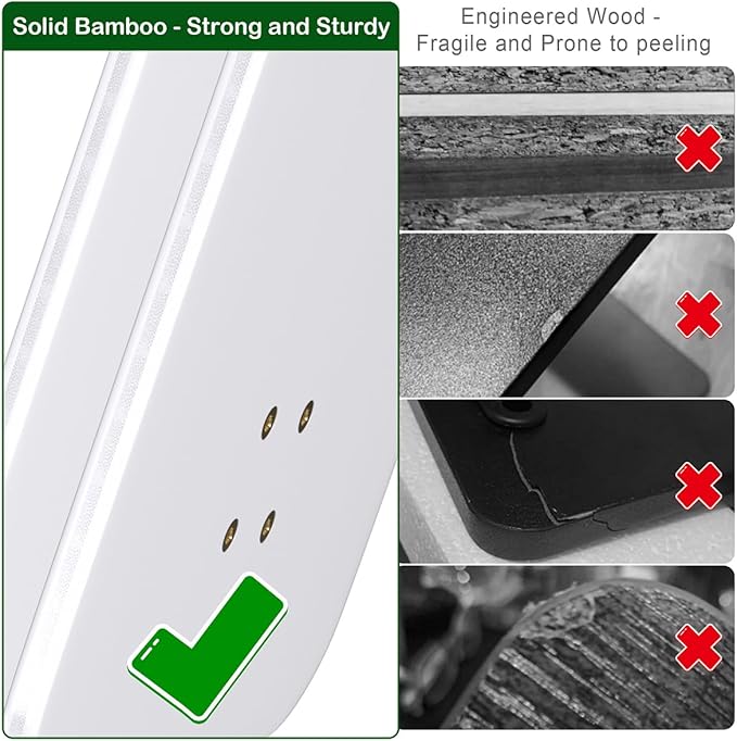 TV Tray Sofa Side Table - Multi-Purpose C Table Laptop Table Couch Dinner Tray Table with Swivel Top for Working Reading Eating, Fits Livingroom Bedroom, Gift for Home Family Mom Dad Friends