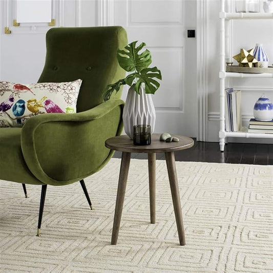 Safavieh Home Orion Modern Chocolate Round Accent Table