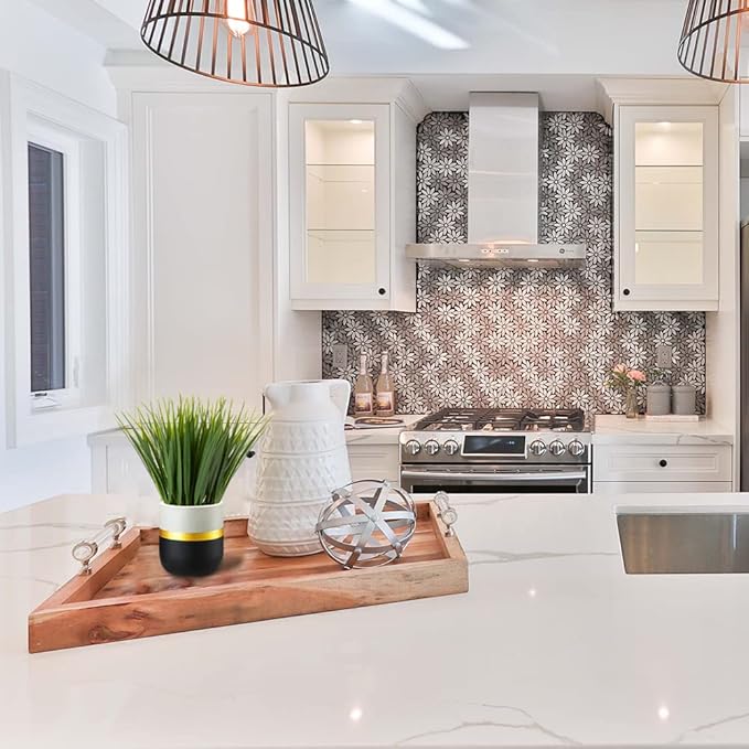 Artificial Plants Small Faux Plant Decor Fake Potted Plant Faux Plants in Pots Fake Grass Pot for Home Table Office Desk Room Bathroom House Indoor Decorative Gifts