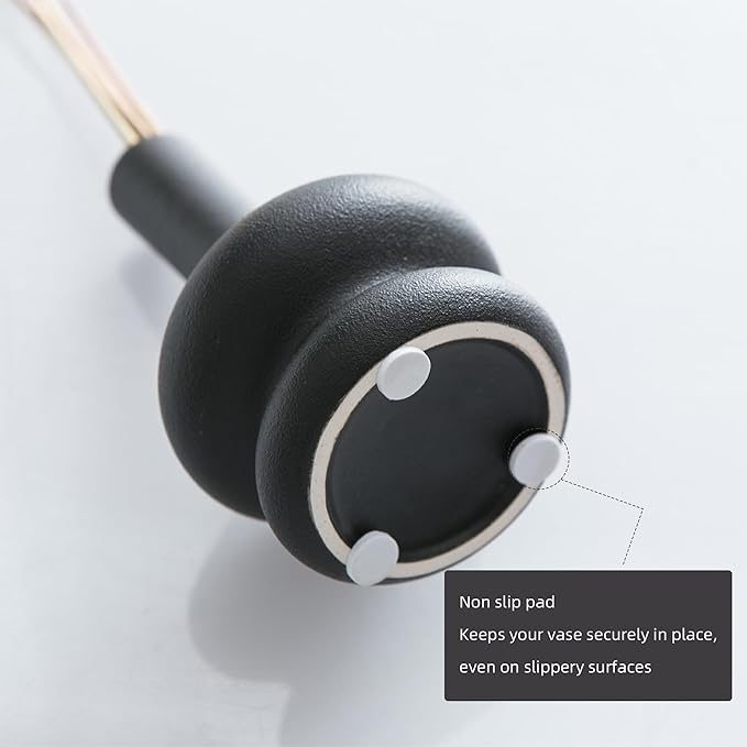 JOJUNO Black Bud Vases, Small Ceramic Vase Set of 5, Mini Pottery Vases for Flowers, Decorative Vases for Home Modern Decor, Boho Decor, Chic Vases for Living Room Dining Table Shelves