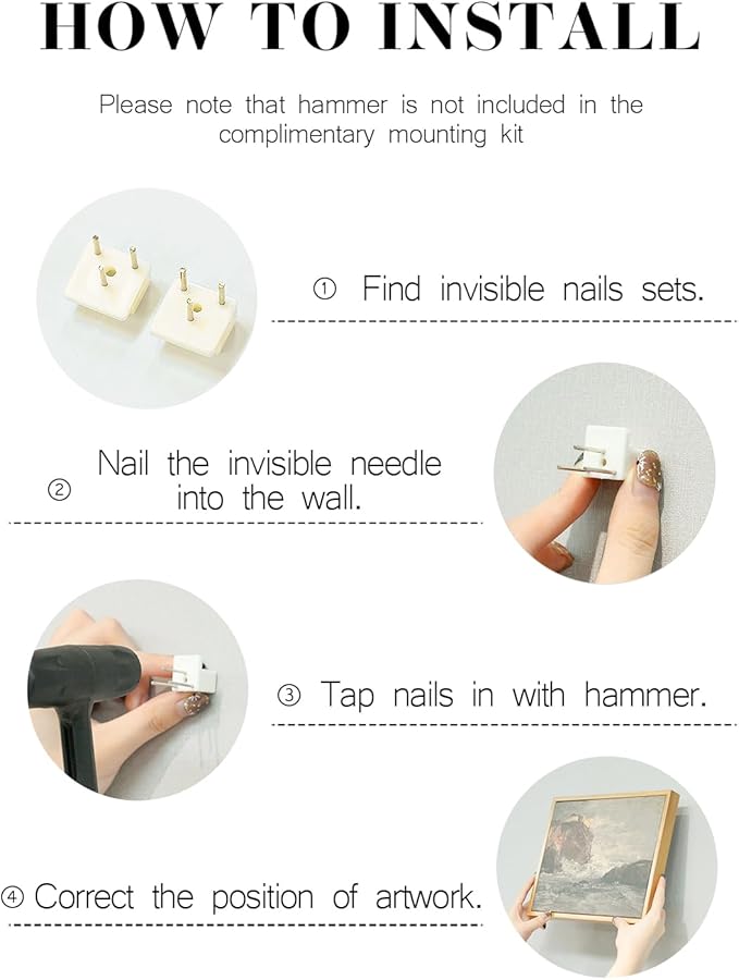 InSimSea Christmas Decor Framed Wall Art, A bouquet of mistletoe Canvas Painting, elegant Holiday decor Unique Christmas Gifts For Table Wall Farmhouse Mantel Home Office 16L x 12W