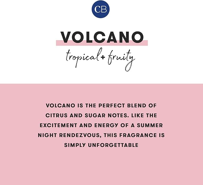 Capri Blue Volcano Reed Diffuser Set - Includes Reed Diffuser Sticks, Fragrance Oil, and Glass Bottle - Luxury Scented Room Fresheners - Cobalt Blue (8 fl oz)