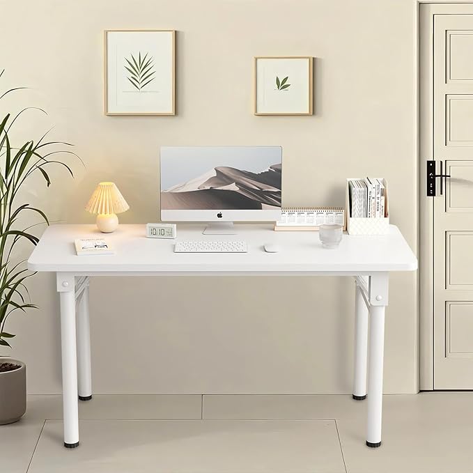 Computer Desk Study Table No Assembly Required,Writing Computer Space Saving Folding Table for Home Office