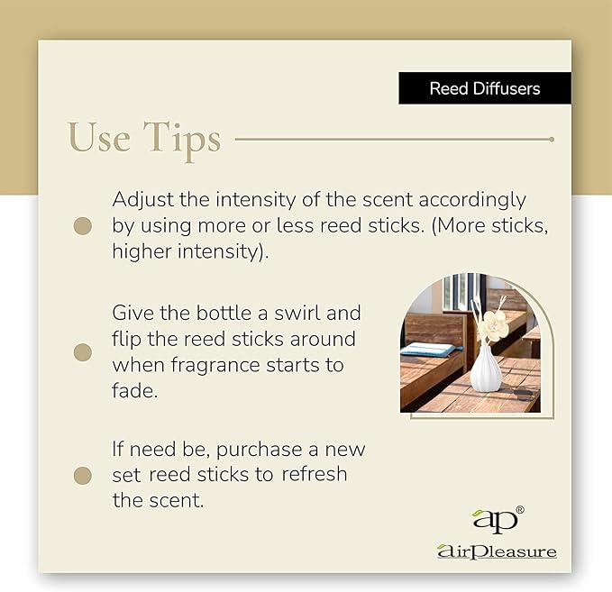 Reed Diffuser Set, Home Fragrance & Decorative Diffuser, Dried Flower Aromatherapy Oil Set, Oil Diffuser Sticks, Ceramic Bottle 5.07 oz(150ml) /1 Pack (JasmineBouquet)