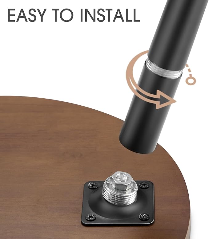 Plant Stand Indoor,Mid Century Wood Plant Stand Plant Table for Flower Pots,Heavy Duty Metal Tall Plant Holder, Modern Home Decor Small Round Side End Table 2 Pack (11.8"x16")