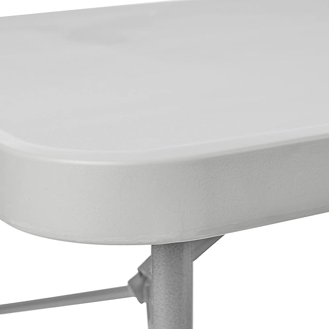 Office Star Resin Multipurpose Rectangle Folding Table for Indoor or Outdoor Use, 4 Feet x 2 Feet