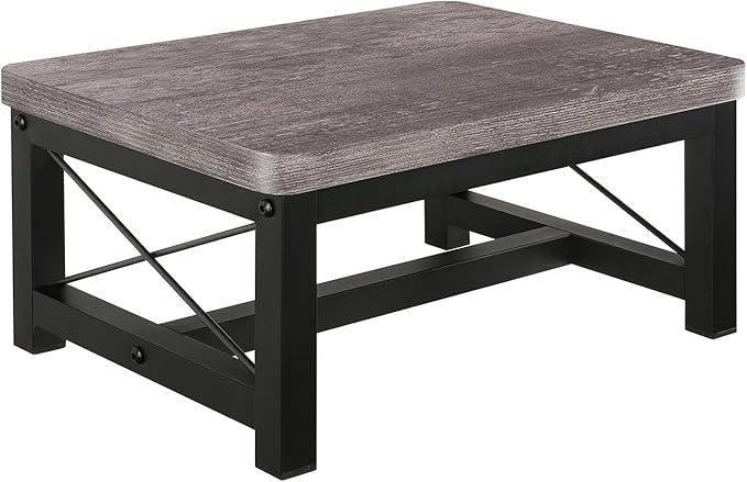 YINMIT Step Stool for Adults and Kids,Heavy Duty Step Stool for High Bed with Non-Slip Feet, Using for Bedroom, Hold Up to 500 lbs (Grey)