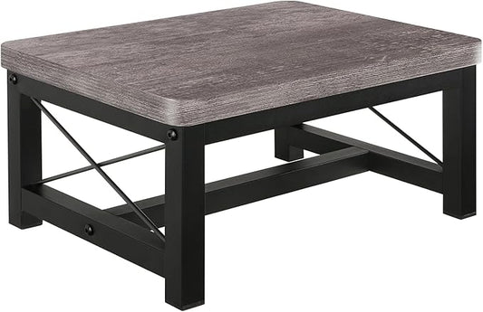 YINMIT Step Stool for Adults and Kids,Heavy Duty Step Stool for High Bed with Non-Slip Feet, Using for Bedroom, Hold Up to 500 lbs (Grey)