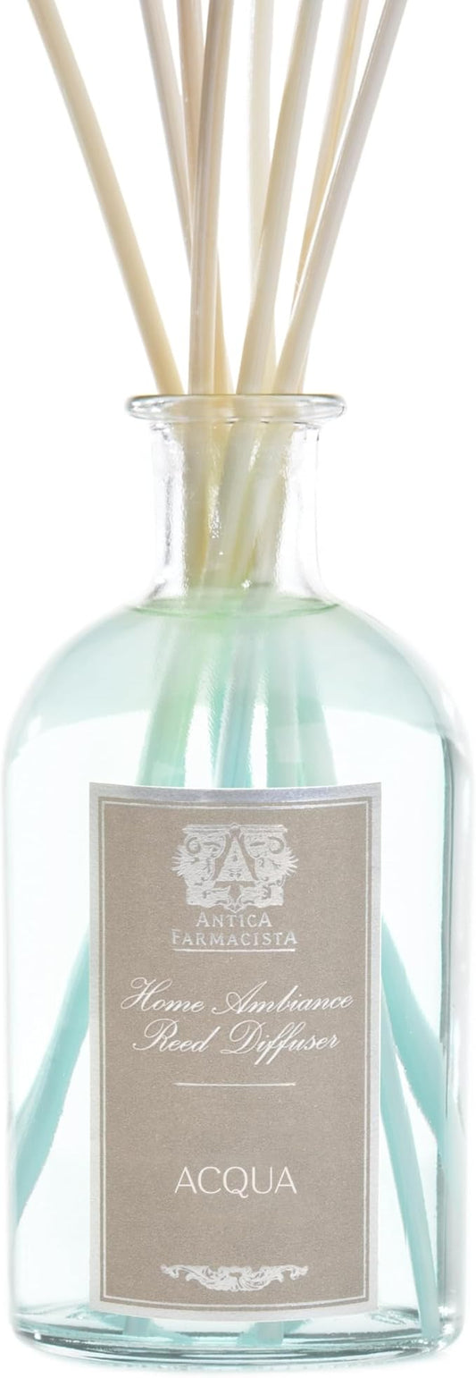 Antica Farmacista Home Ambiance Diffuser - Long-Lasting Reed Scent Diffuser - Luxury Room Freshener Gift - Acqua, 8.45 fl oz