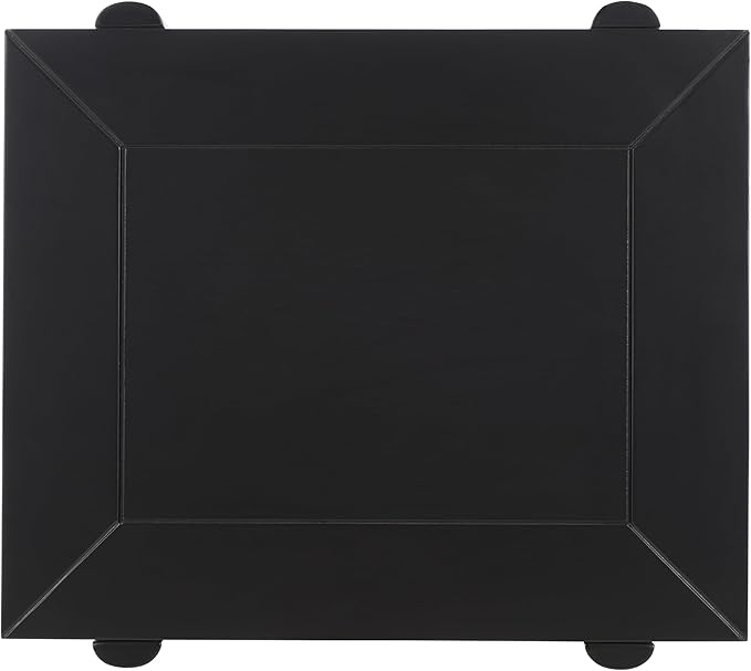 SAFAVIEH Home Collection Buckley Black Accent Table for Living Room, Bedroom, Home Office, Foyer