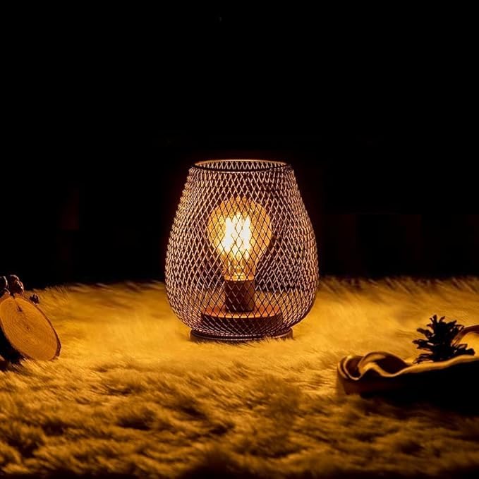 NEEDOMO 2 Pack Rechargeable Lamp Outdoor Table Lantern, Cordless Table Lantern with Timer Mode, Vintage Decorative Lights Cordless Lamp Indoor Outdoor Patio Bedroom Living Room with LED Bulb