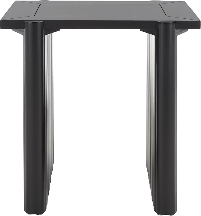 SAFAVIEH Home Collection Buckley Black Accent Table for Living Room, Bedroom, Home Office, Foyer