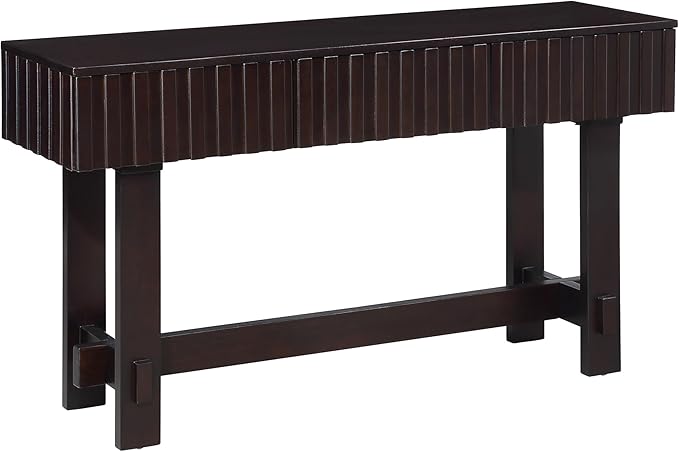 52" Wood Console Table for Entryway, Mid-Century Sofa Table with Storage Drawers for Living Room TV, Hallway Entrance Foyer