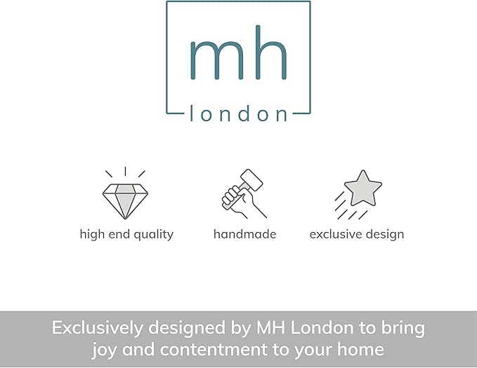 MH London Side Table - Dilan Tri Pin Small Table. Exclusively Designed Hand-Crafted Small Nightstand. Solid Wood Round End Table. Contemporary Accent Table for Bedrooms, Living Rooms and Home Office