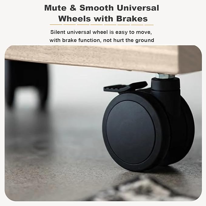 Side Table TV Tray for Couch,Height Adjustable C Shaped End Table for Small Spaces,Bedside Bathroom Living Room (Creamy White)