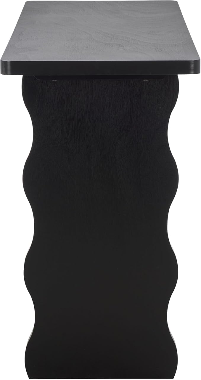 SAFAVIEH Home Collection Preslyn Matte Black Console Table for Entryway, Living Room, Foyer