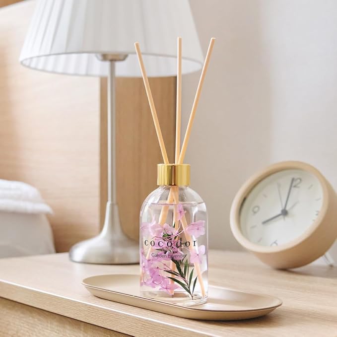 COCODOR Herbarium Reed Diffuser/Refreshing Air/6.7oz(200ml)/ Fragrance Scent Essential Oil Stick Diffuser Set for Bedroom Bathroom Home Décor