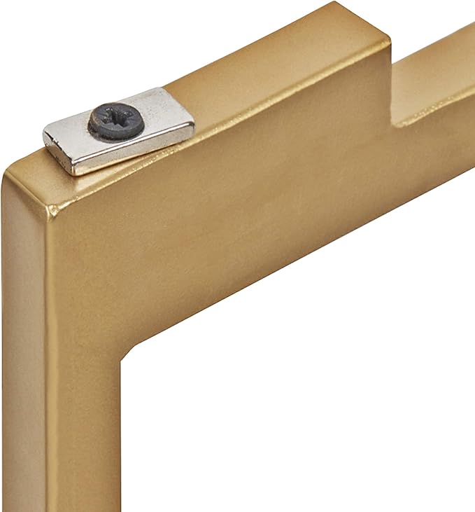 Kate and Laurel Celia Round Metal Foldable Accent Table with Tray Top, Gold