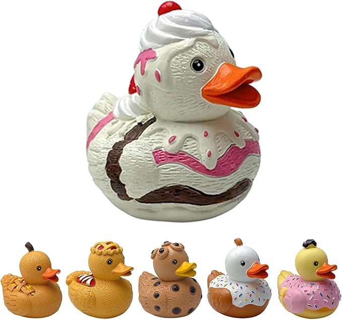 Whimsical Resin Shelf Sitter - 3 Inch Mini Decorative Sculpture for Office Desk Kitchen Living Room School - Creative Tabletop Ornament Gift with Exquisite Detailing (Cake)