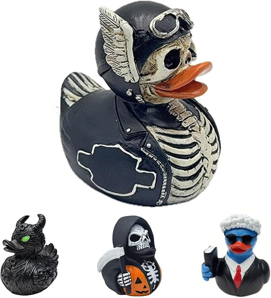 Whimsical Resin Shelf Sitter - 3 Inch Mini Decorative Sculpture for Office Desk Kitchen Living Room School - Creative Tabletop Ornament Gift with Exquisite Detailing (Rider)