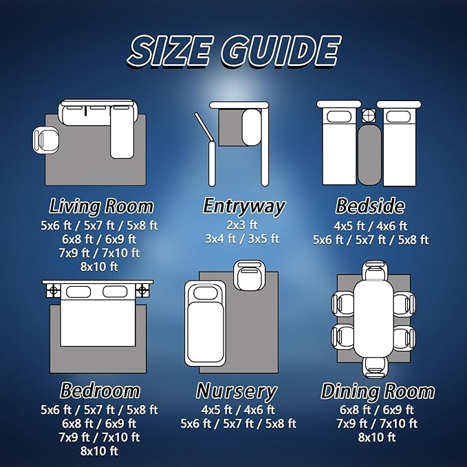 Christmas Tree Rug Big - 6x8 Rug, Abstract Xmas Tree Living Room Rugs, Christmas Bedroom Rugs, Modern Xmas Carpet, Holiday Kids Home Decor & Gifts