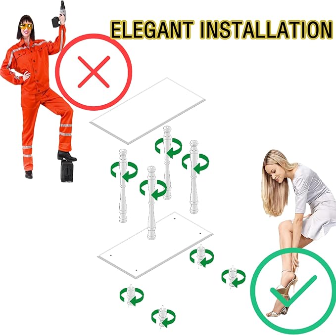 TaoHFE White Narrow Side Table Wooden Vintage End Tables Living Room French Style 24 Inch Sofa Side Table with Open Shelf 2-Tier Retro Bedside Table for Bedroom Living Room Small Space, White