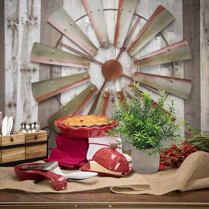 Flojery 2 Pack Small Fake Plants Faux Eucalyptus Potted Artificial Plants for Home Indoor Office Bathroom Dining Room Coffee Table Décor