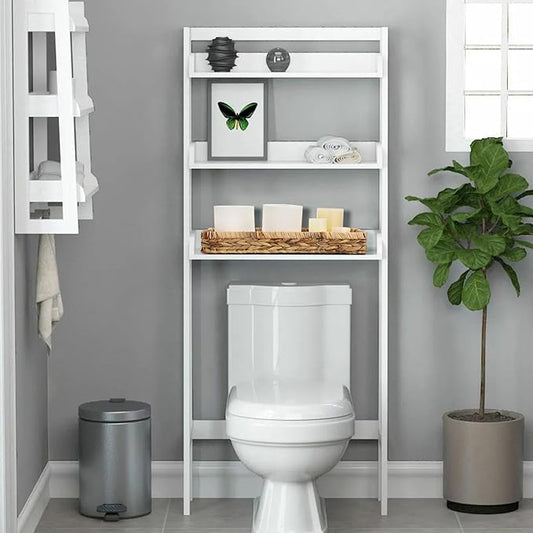 Sumnacon Bathroom Tray for Counter 16.9 Inch Water Hyacinth Bathroom Tray Over Toilet,Wicker Toilet Tank Tray Organizer Decorative Tray for Bathroom Toilet Vainty Kitchen Shelf Dining Table Desk