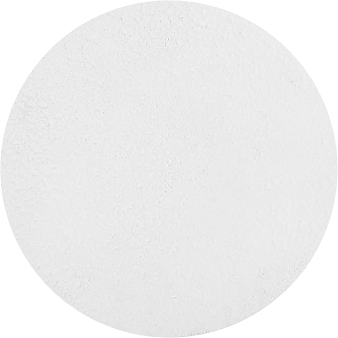 JONATHAN Y TBL1108A Hollie 18" Minimalist Modern Drum Indoor/Outdoor Accent Table Pedestal, Contemporary, Mid-Century, Art Deco, Bohemian, Patio, Garden Room, Bathroom, Living Room, White Frosted