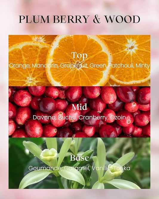 M&SENSE Fresh Melon Wooden Scented Soy Candles - Vegan, Naturally Scented, No Toxin Relaxing Candles for Stress Relief, 8.1oz 42-Hour Burn Time, Housewarming Gift for Man Cave