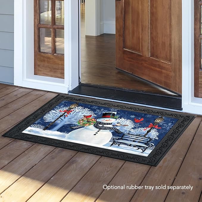 Briarwood Lane Snowman Holiday Cheer Christmas Doormat