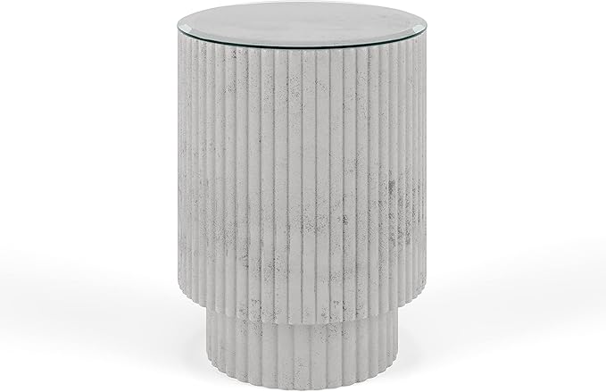 12 inch Round Glass Table Top - Clear Tempered Glass Surface Protector - Safe Beveled Edge - Coffee, Dining and End Table