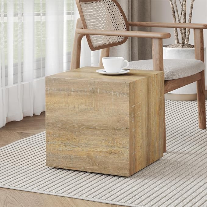 Side Table, End Table Living Room Table, Modern Side Table Sofa Couch Tables, Faux Marble End Tables, Bedside Table Nightstand for Small Spaces, Bedroom