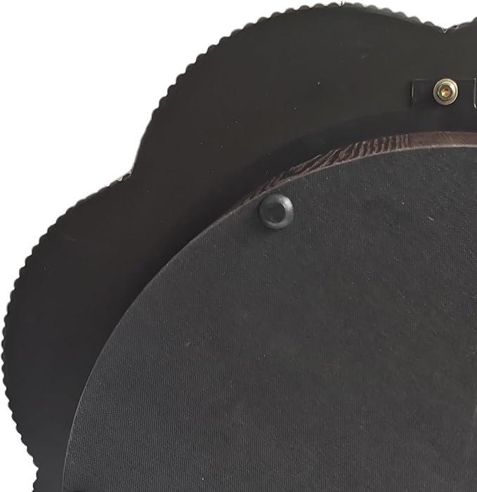 31.50" Modern Coffee Table with Storage, Round Wood Coffee Table Center Table for Living Room, Apartment, Office, Dark Brown