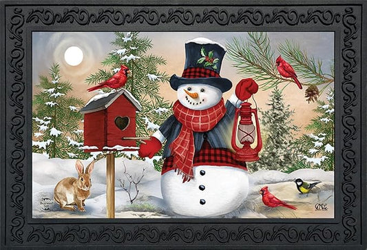 Briarwood Lane Snowman and Friends Winter Doormat