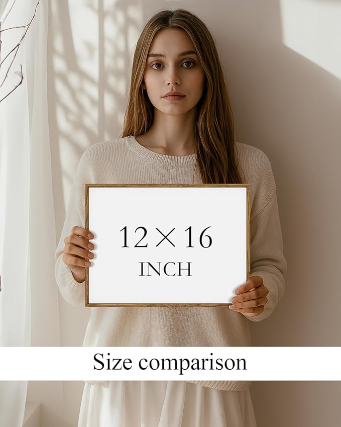 InSimSea Framed Canvas Wall Art Winter Christmas Decor Living Room Pine Tree Forest Decor Nature Landscape Decoration for Bedroom Bathroom Rustic Xmas Holiday Gifts 12x16 Inch