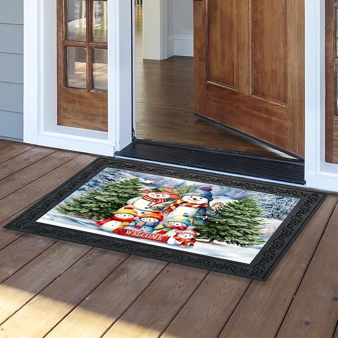 Briarwood Lane Snow Family Doormat