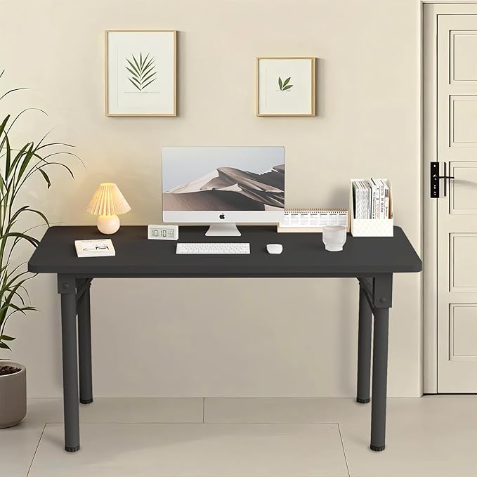 Computer Desk Study Table No Assembly Required,Writing Computer Space Saving Folding Table for Home Office