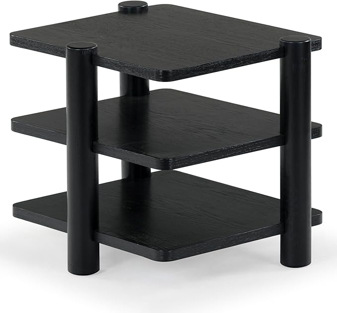 SAFAVIEH Couture Collection Edisyn Black 3-Shelf Accent Table