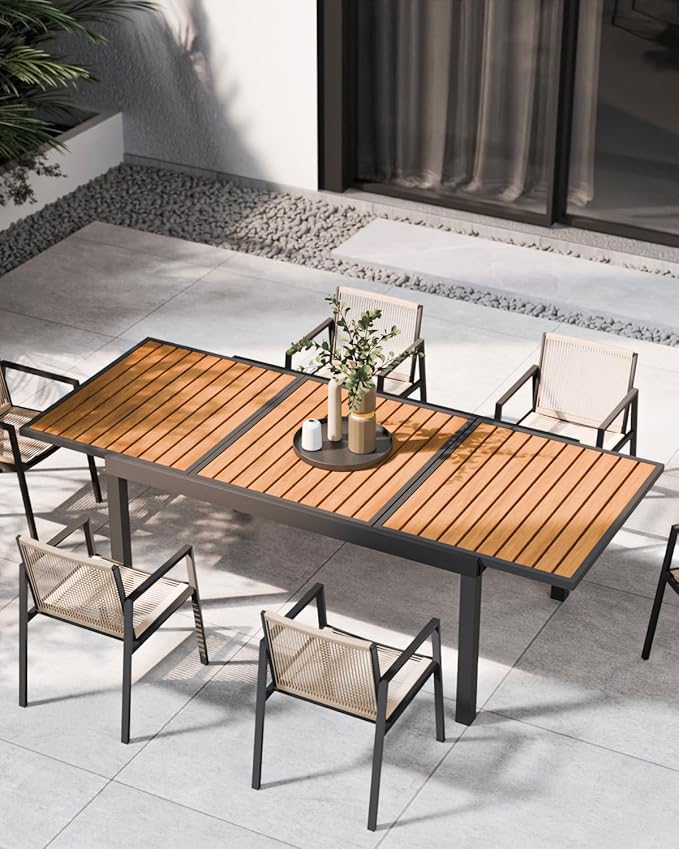 ZANDOR Outdoor Patio Dining Chairs Set of 2,Aluminum Patio Dining Chairs with Armrests, All-Weather Furniture for Lawn,Garden,Yard, Poolside and Indoor,Grey