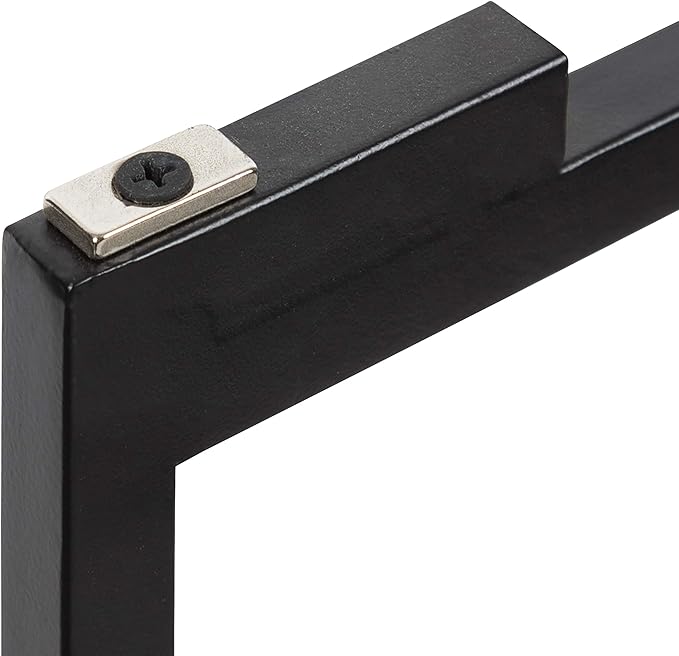 Kate and Laurel Celia Round Metal Foldable Accent Table with Tray Top, Black