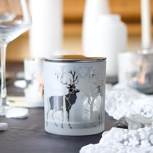 Christmas Scented Candle, 11oz Vanilla Candle, Soy Wax Aromatherapy Winter Candle for Holiday, Christmas Table Decor Gift for Women Men