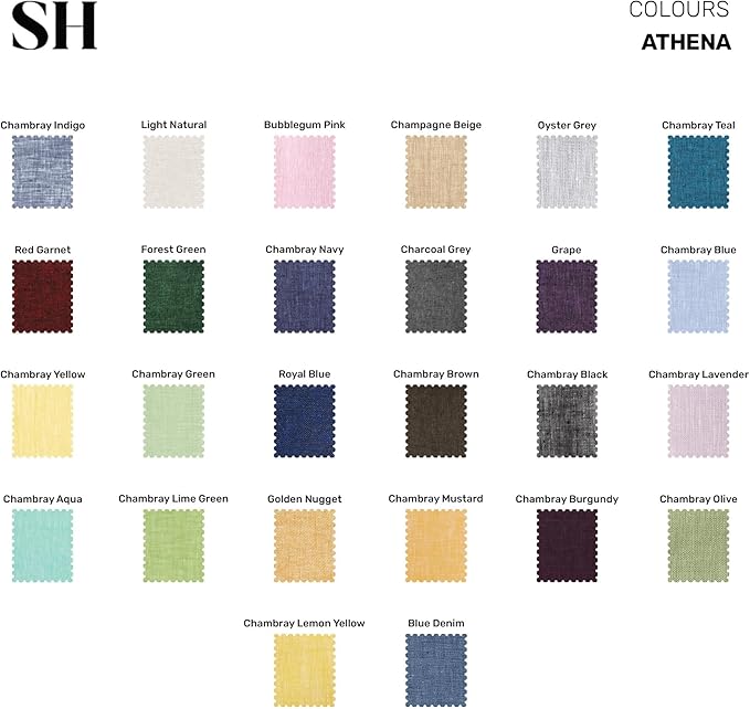 Solino Home Linen Small Table Runner 60 Inches - Athena, 100% Pure Linen Chambray Olive Table Runner 14 x 60 Inch Ideal for Dresser and Coffee Tables - Fall, Autumn, Halloween, Thanksgiving