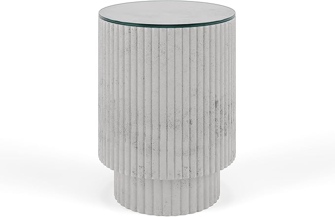 12 inch Round Glass Table Top - Clear Tempered Glass Surface Protector - Safe Flat Polished Edge - Coffee, Dining and End Table