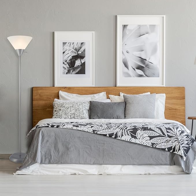 Globe Electric 67150 Elliott Floor Lamp, Silver (Pack of 2)